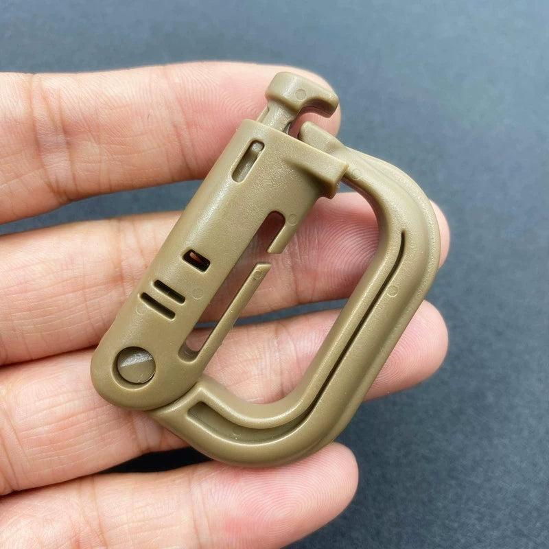 Adventure Gear Attach D-Lock Carabiner Outdoor Equipment Clasp