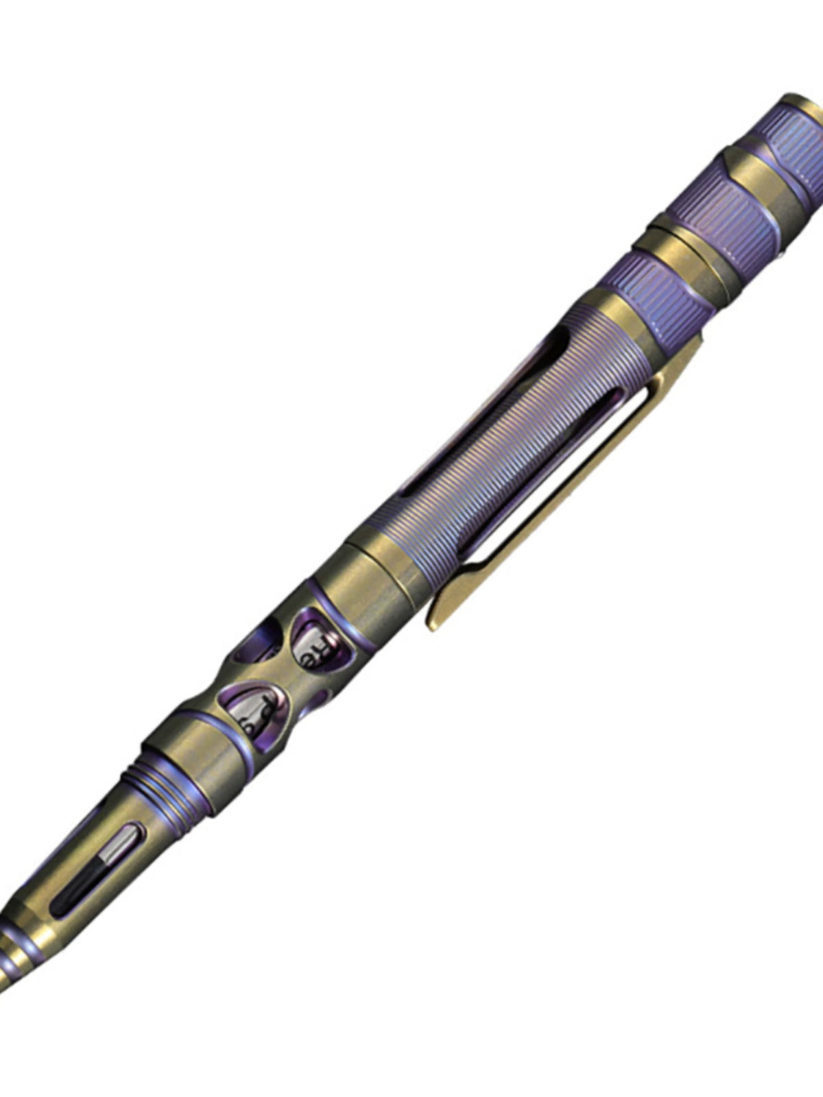 Titanium Alloy Tungsten Steel Cone Broken Window Lighting Tactical Pen