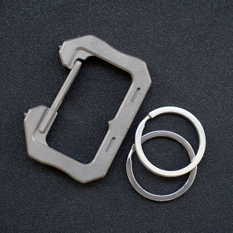 Titanium Multi-Tool Keychain Knife Bottle Wrench Opener