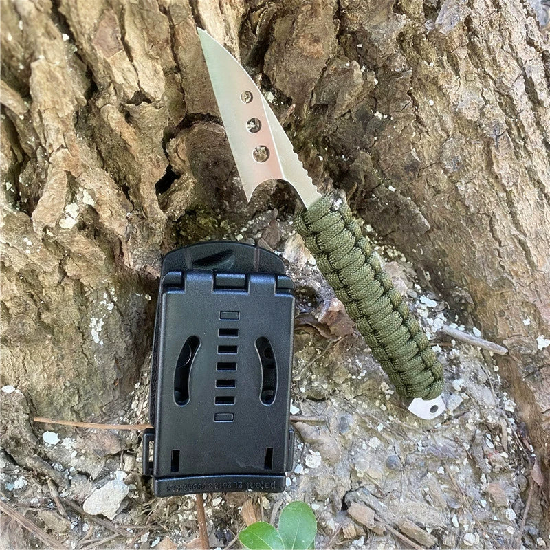 Survival Strike 7CR13M Fishing and Utility Blade Knife Sleeve Multi-Tool