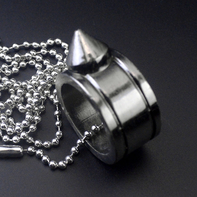 Anello con ciondolo anti-rottura delle finestre con tirapugni