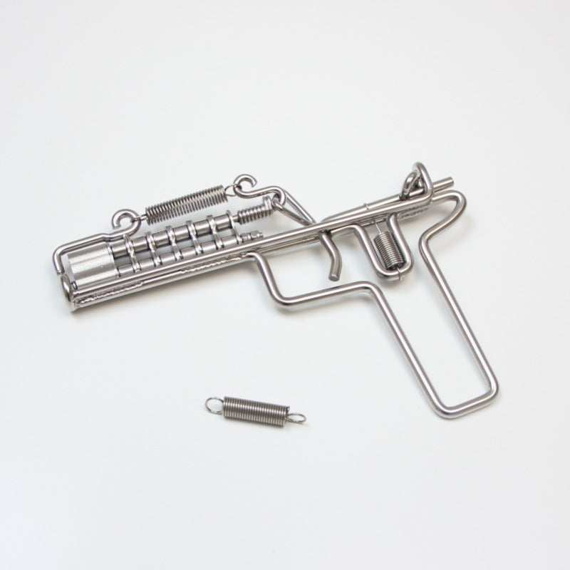 Stainless Nostalgic Chain Fire Starter Matchlock EDC