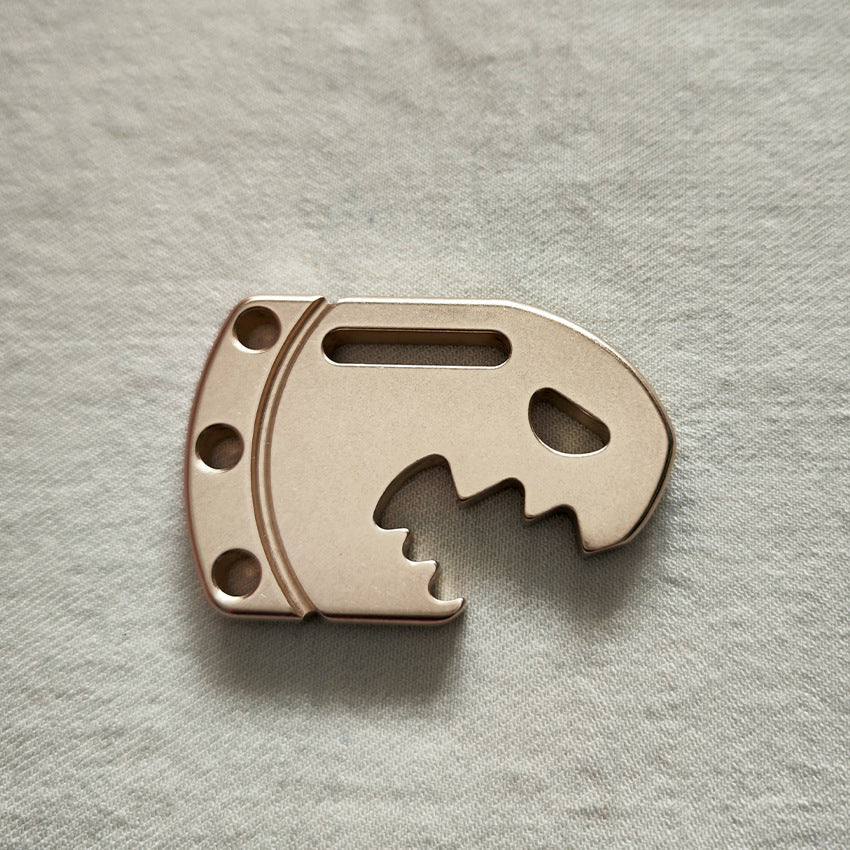 H59 Brass Bottle Opener Key Holder EDC Pendant