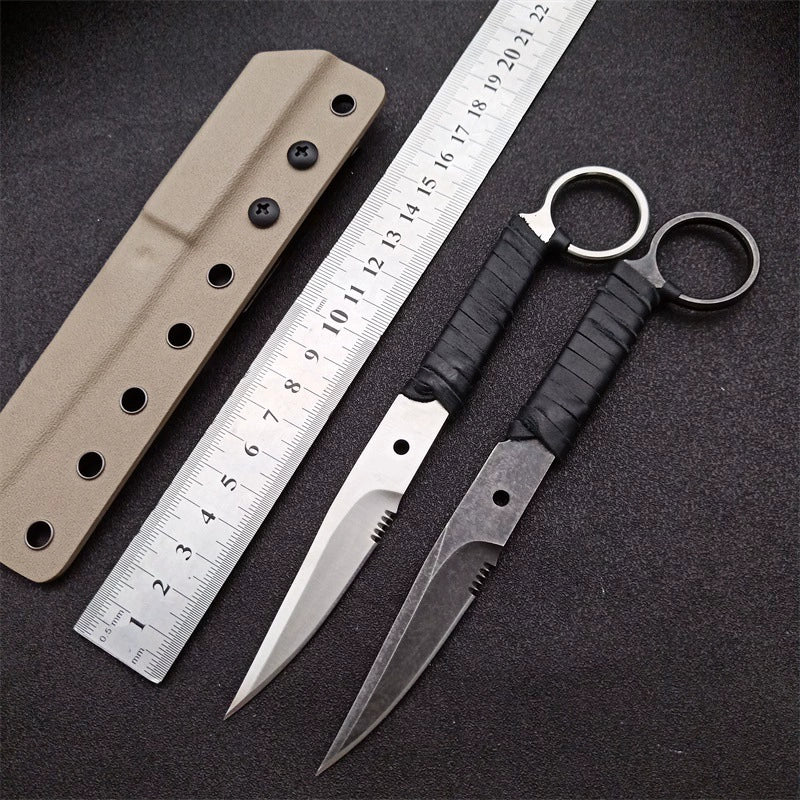 High-Hardness Outdoor Knife with K-Sheath