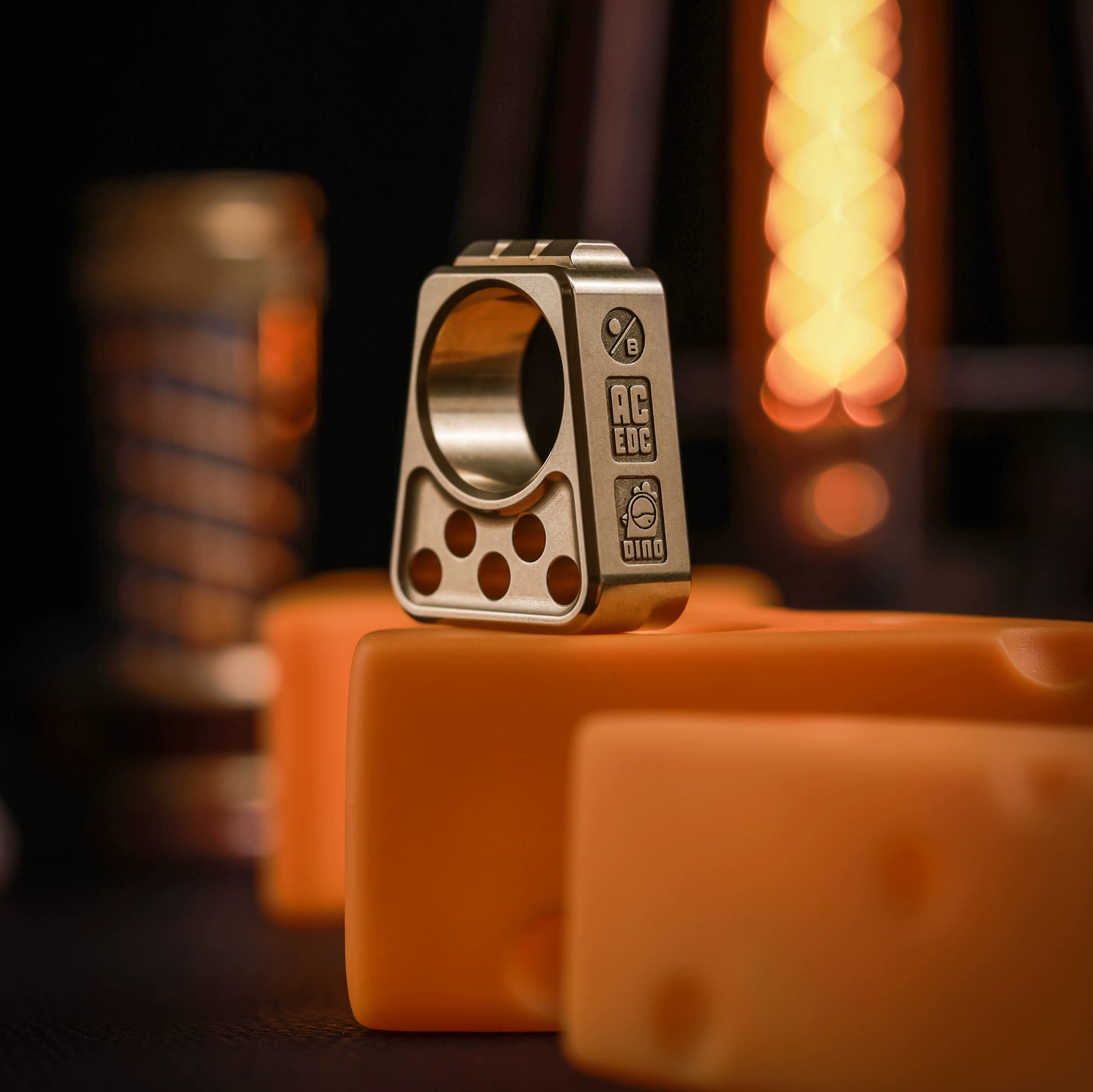 Cheese Knuckle Duster Window Crusher Protective Equipment EDC