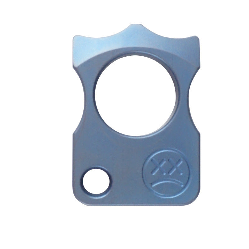 Crying Face-Titanium Knuckle Duster One Finger Knuckles EDC
