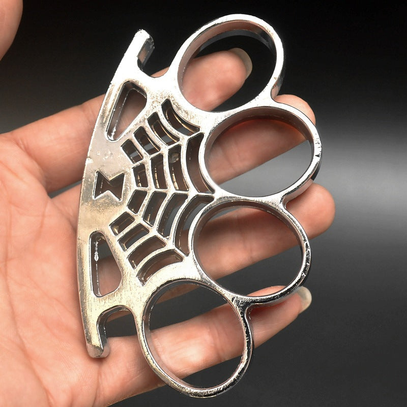 Cobweb-brass knuckle duster Training Self-defense Broken Window
