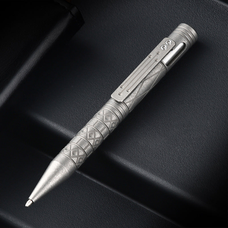 Titanium Alloy Constellation Bolt Tactical Signature Pen EDC