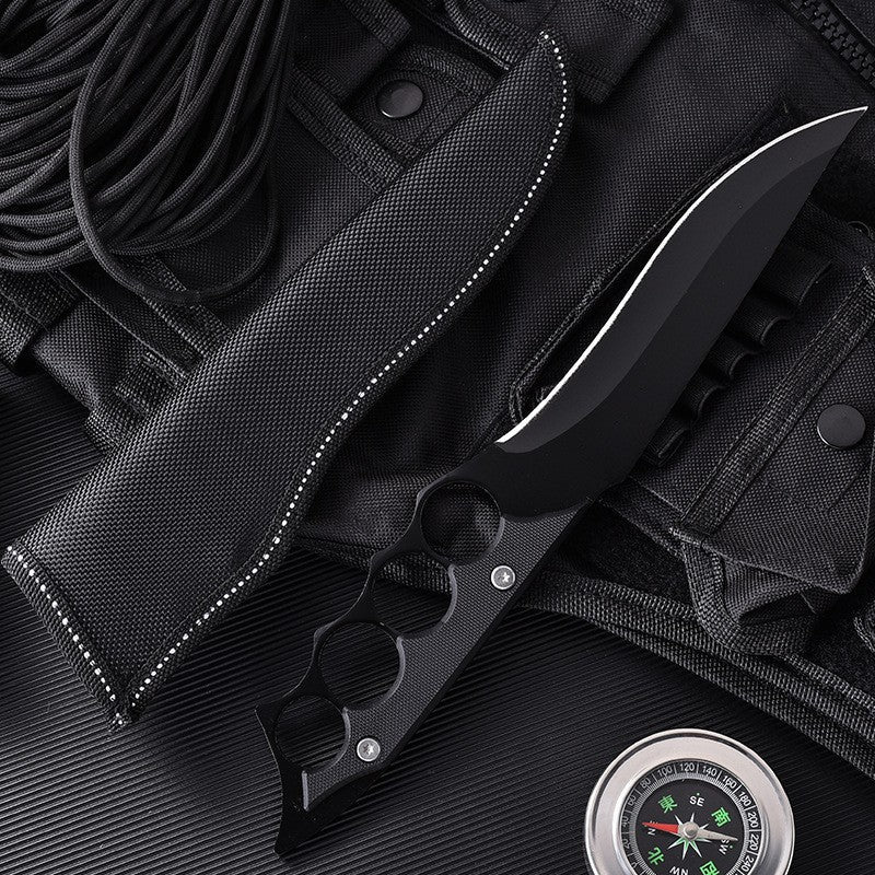 Knuckle One-piece Molding Blade Knife Outdoor Tactical Knives