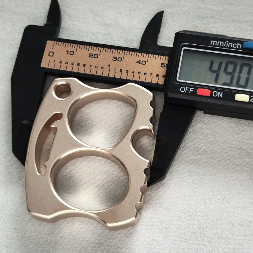 Naughty-Brass Knuckle Duster Bottle Opener Two-Finger Beer Opener EDC