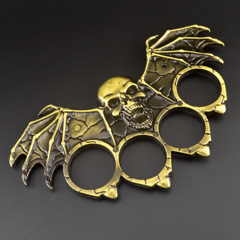 Batman-Brass Knuckle Duster Autodifesa Finger Spiked EDC