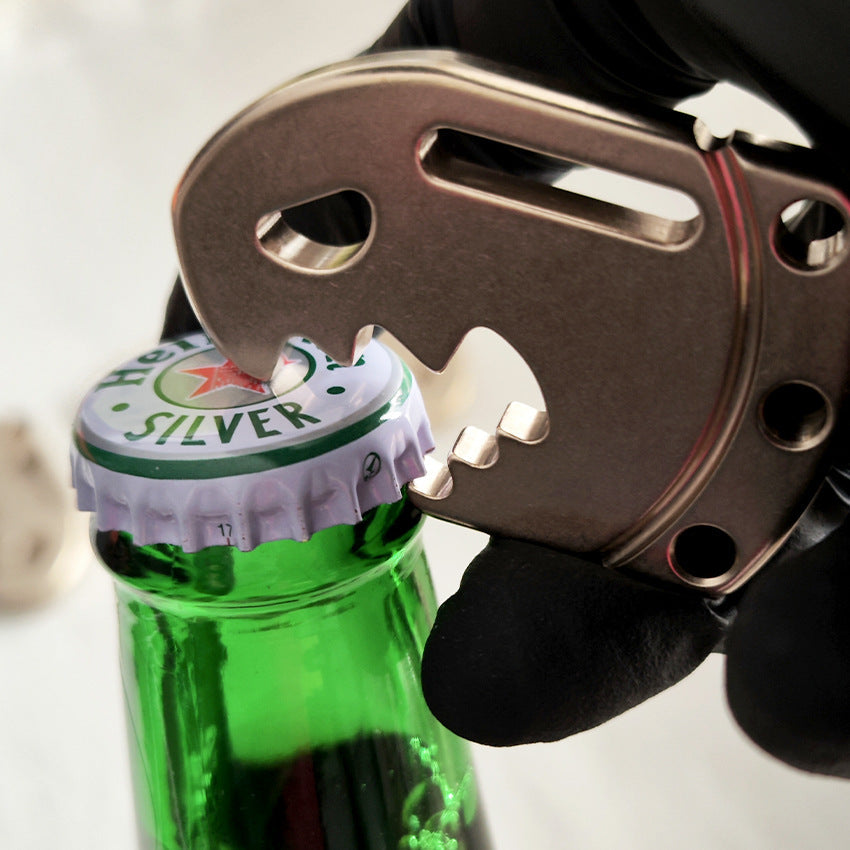 H59 Brass Bottle Opener Key Holder EDC Pendant