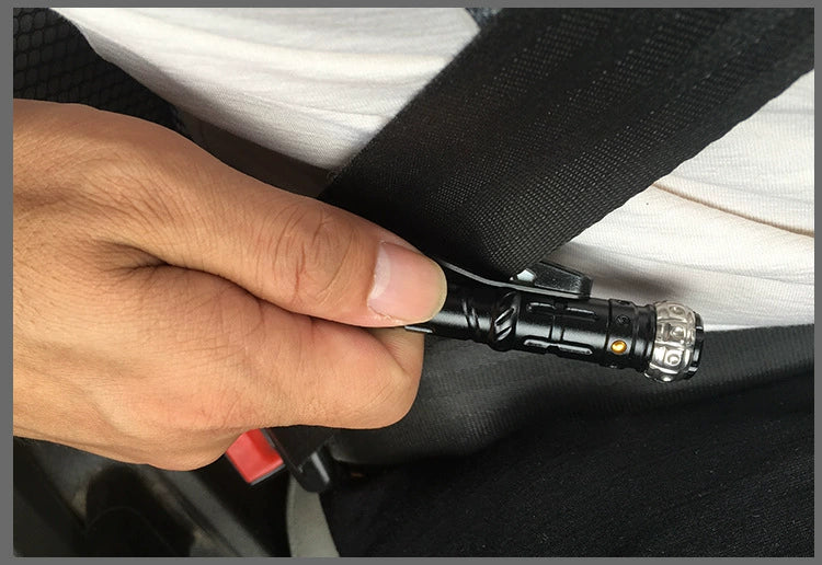 Multifunctional Gyro Tactical Pen Tactical Pen Tungsten Steel LED Lighting