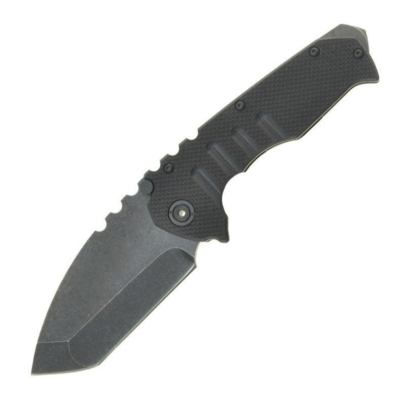 9cr18mov Blade Sharp Folding Knife Stone Wash Steel G10 Handle