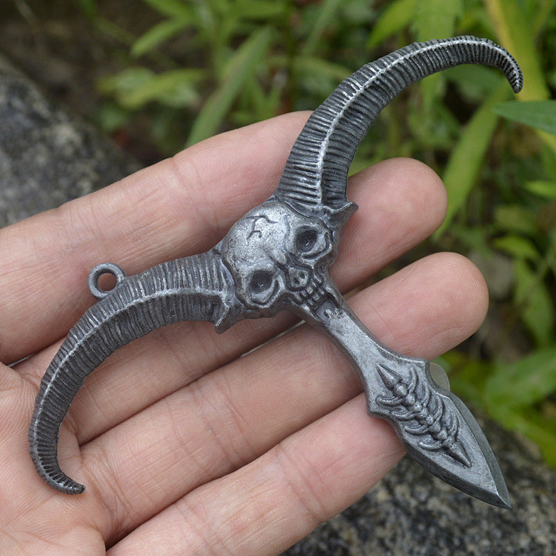 Portachiavi con ciondolo tirapugni di difesa Creative Design