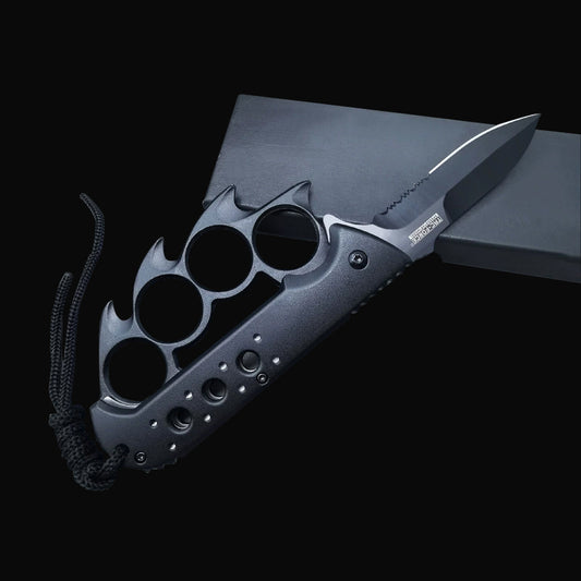 Grapple Defense Knuckle Duster Knife