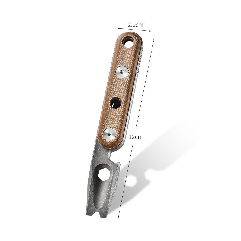 Titan Multi-Wrench Crowbar Bottle Opener Emergency Escape Tool