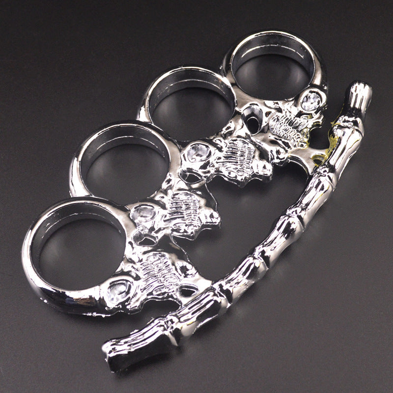 Bone Demon - Brass Knuckle Duster Quatro Dedos Tiger EDC Ferramentas