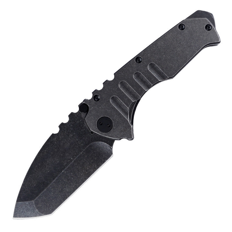 9cr18mov Blade Sharp Folding Knife Stone Wash Steel G10 Handle
