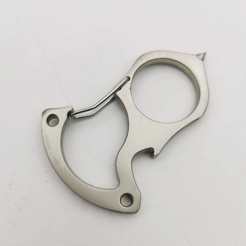 Spike-Single Finger Knuckle Duster Portachiavi Apribottiglie