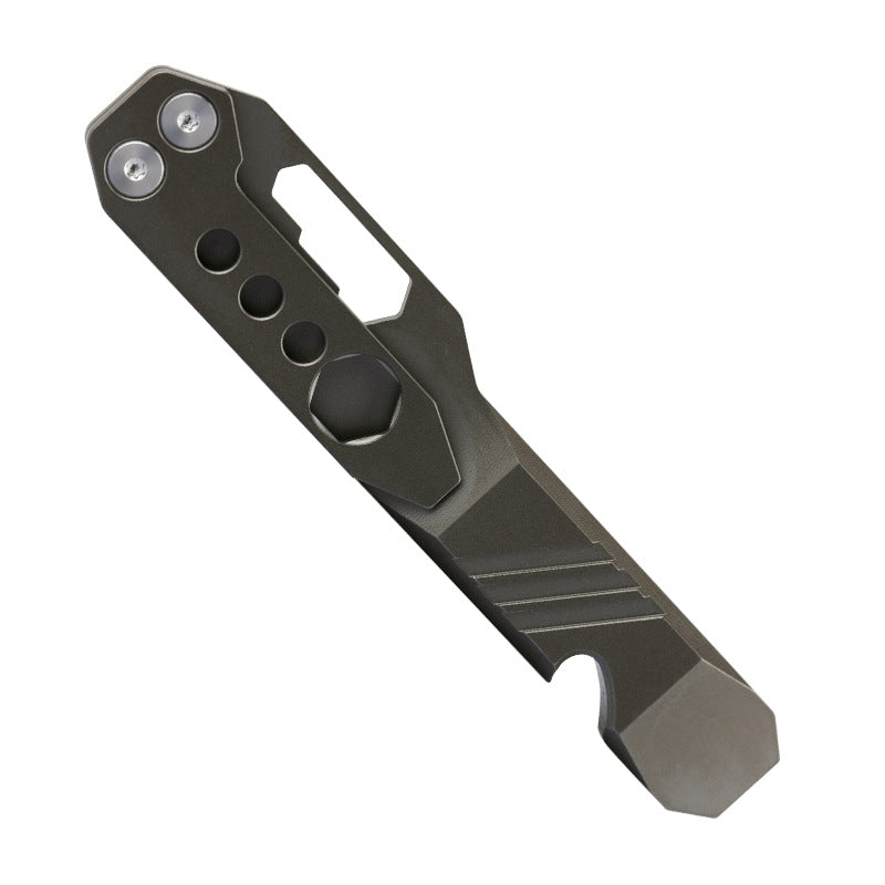 Titanium Pry Bar Wrench Screwdriver Bottle Opener Multitool EDC