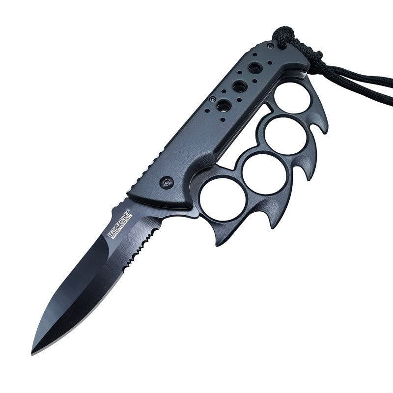 Grapple Defense Knuckle Duster Knife