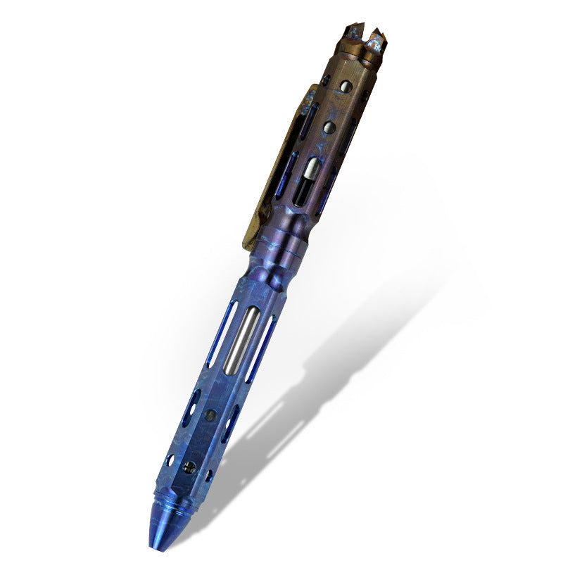 Titan Mechanical Style Slide-Safe Fidget Tactical Pen EDC
