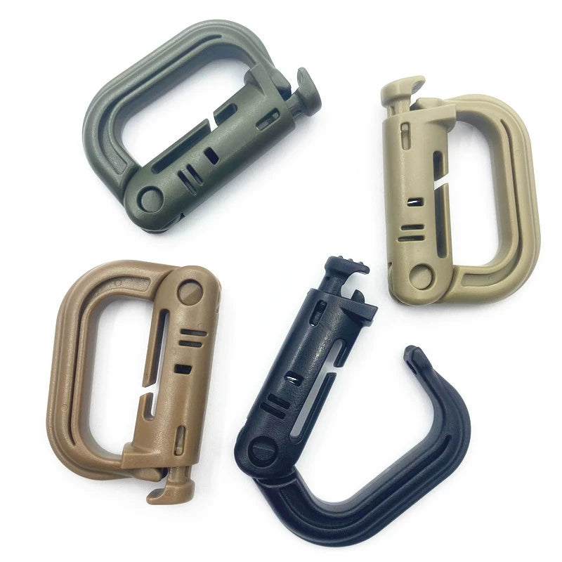 Adventure Gear Attach D-Lock Carabiner Outdoor Equipment Clasp