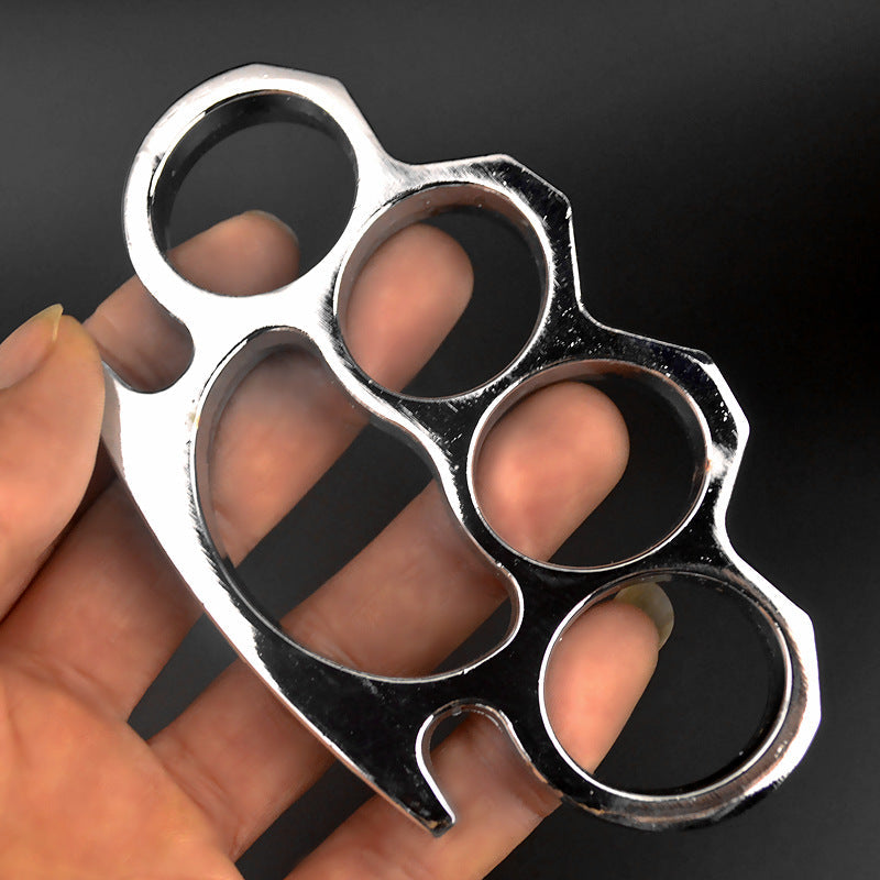 FulColor-brass Knuckle Duster Homens Mulheres Outdoor Defense Tool EDC