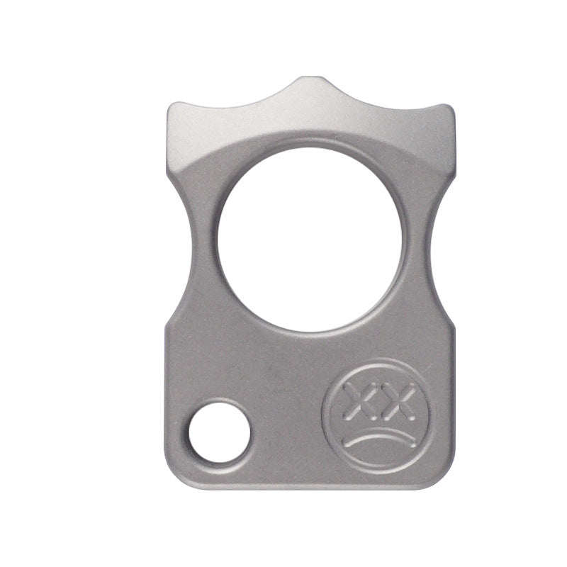 Crying Face-Titanium Knuckle Duster One Finger Knuckles EDC