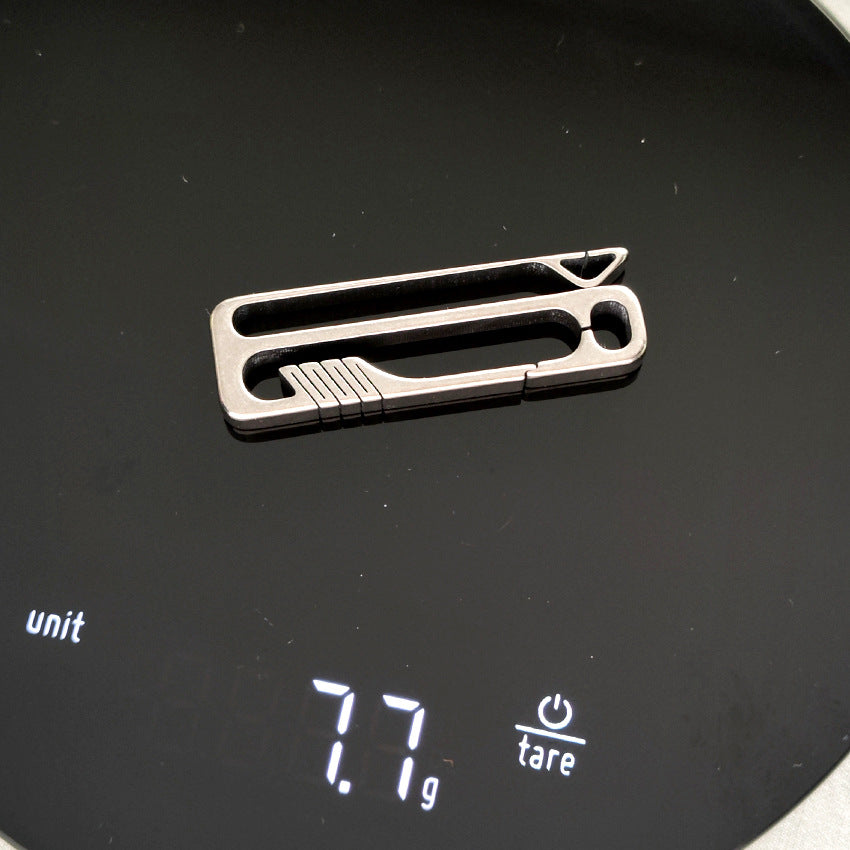 Titanium Wallet Chain Belt Loop Motorcycle Keychain EDC