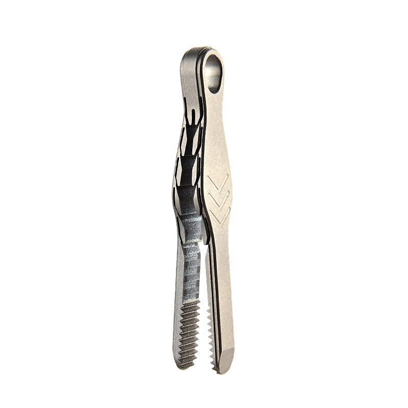 TC4 Titanium Alloy Mini Small Tweezers Clip EDC