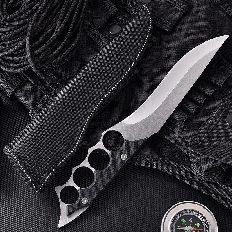 Knuckle One-piece Molding Blade Knife Outdoor Tactical Knives