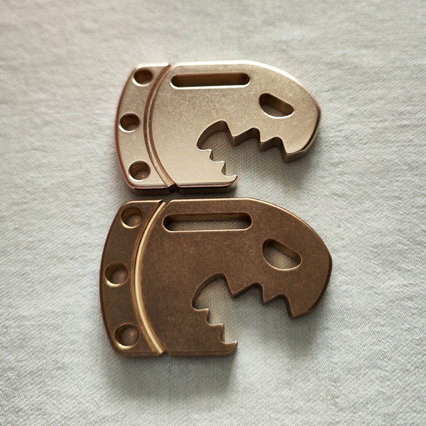 H59 Brass Bottle Opener Key Holder EDC Pendant