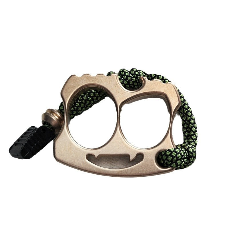 Naughty-Brass Knuckle Duster Bottle Opener Two-Finger Beer Opener EDC