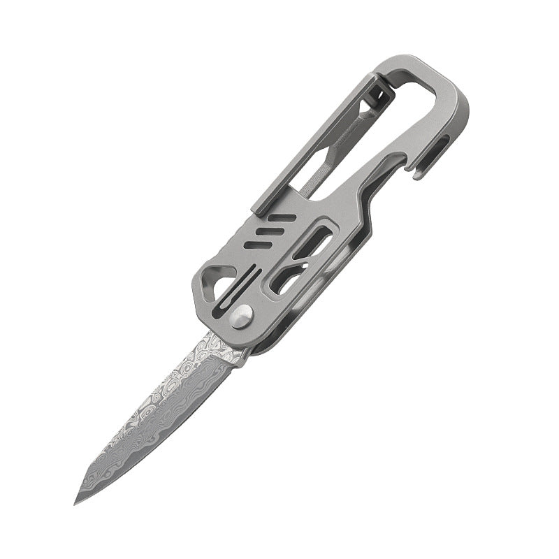 Titanium Compact High End Mens Mini Knife Colorful Key