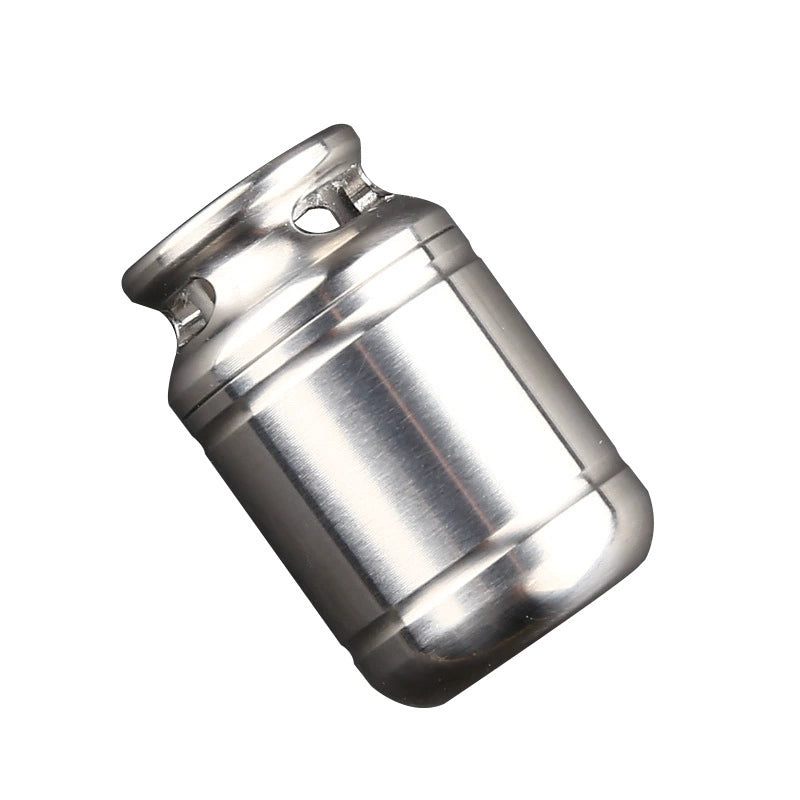 Titanium Alloy Waterproof Bin Outdoor First Aid Pill Bottle EDC