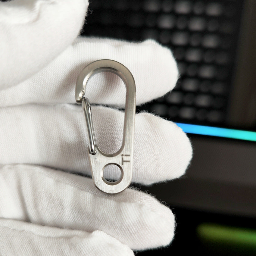 TC4 Spring Carabiner Keychain Multi Tool EDC