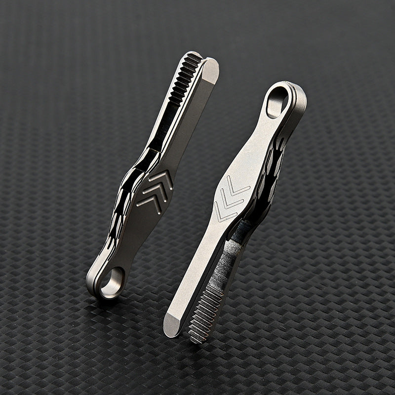 TC4 Titanium Alloy Mini Small Tweezers Clip EDC