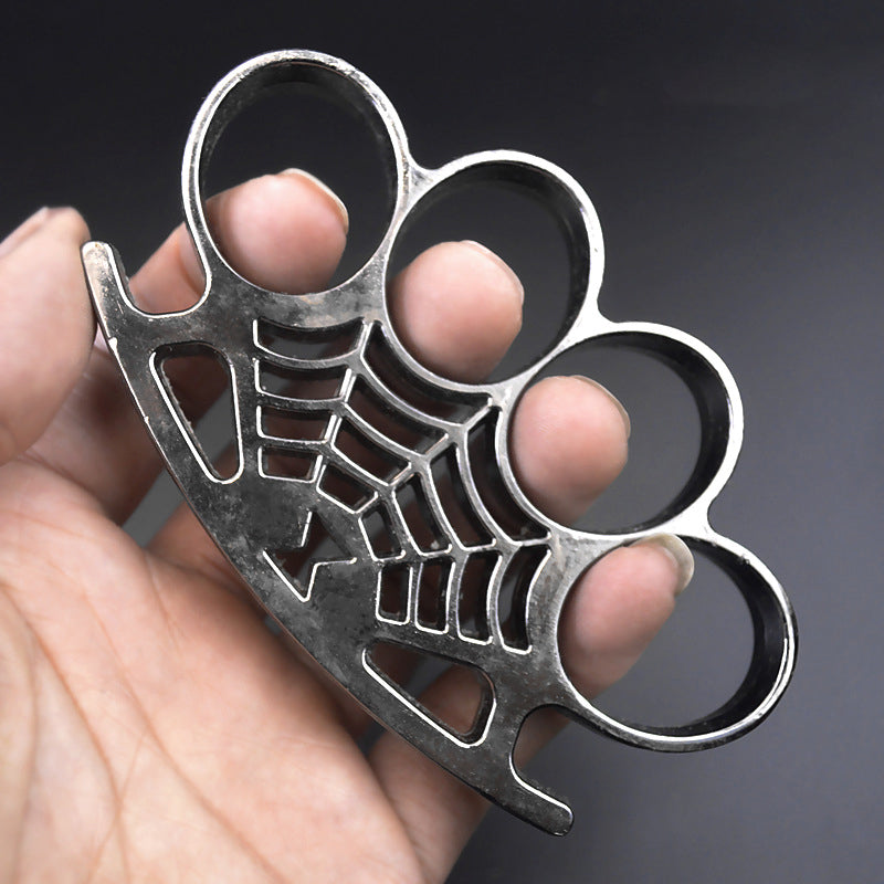 Cobweb-brass knuckle duster Training Self-defense Broken Window