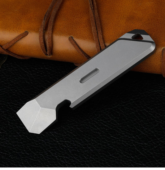 Titanium Mini Pry Bar Bottle opener Tool EDC