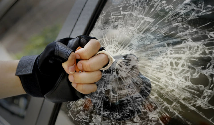 Single Finger Knuckle Duster Keyclip Portable Defense Accessory