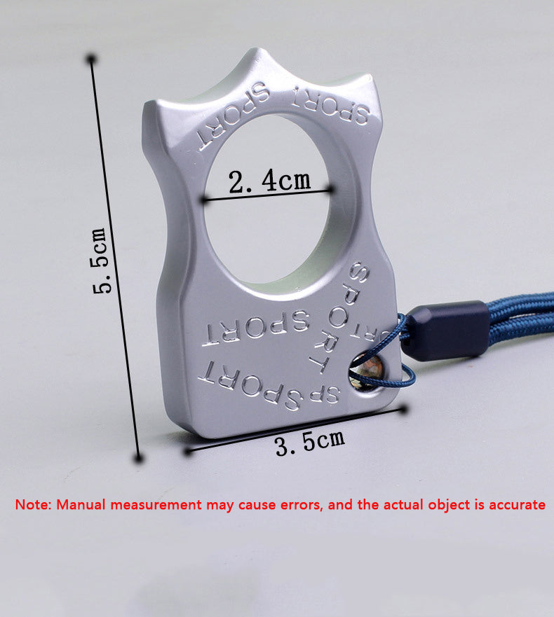 Tirapugni sportivo in lega di zinco con un dito EDC