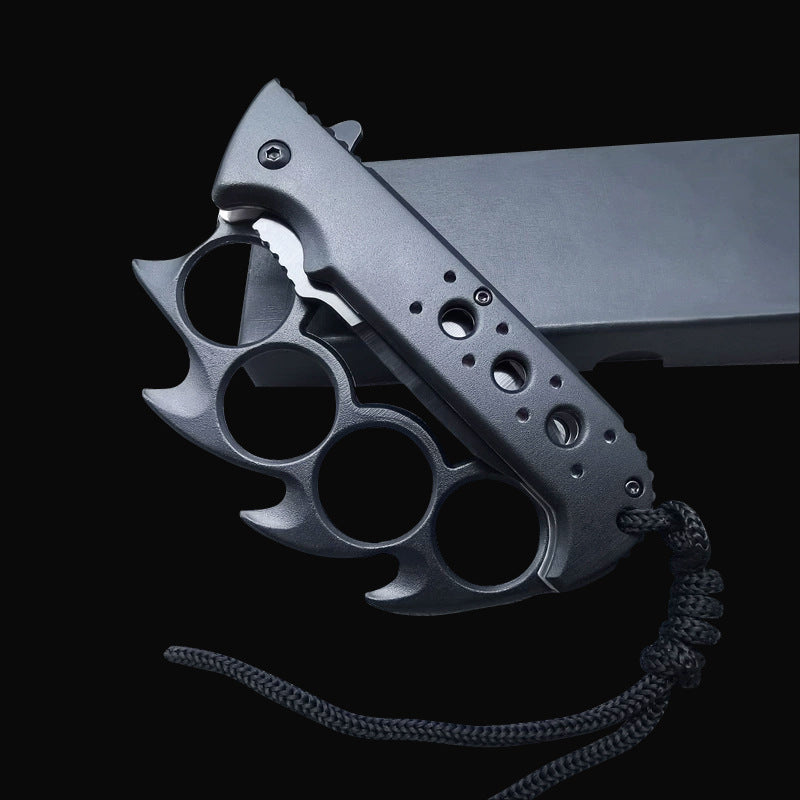 Grapple Defense Knuckle Duster Knife