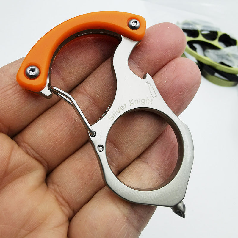 Spike-Single Finger Knuckle Duster Portachiavi Apribottiglie