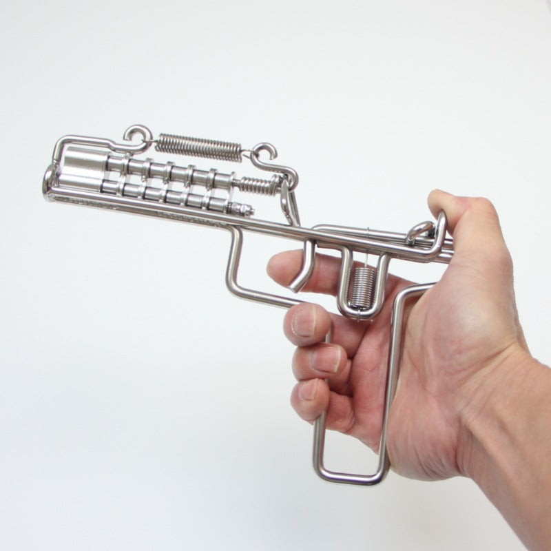 Stainless Nostalgic Chain Fire Starter Matchlock EDC