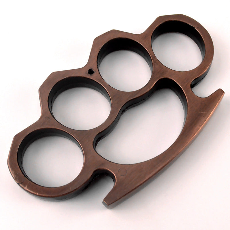 FulColor-brass Knuckle Duster Homens Mulheres Outdoor Defense Tool EDC