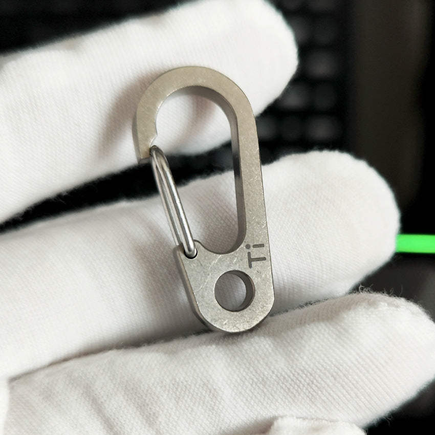 TC4 Spring Carabiner Keychain Multi Tool EDC