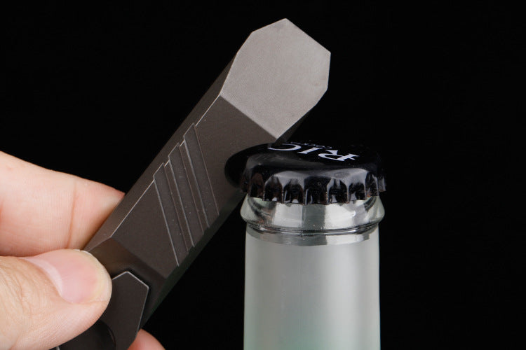 Titanium Pry Bar Wrench Screwdriver Bottle Opener Multitool EDC