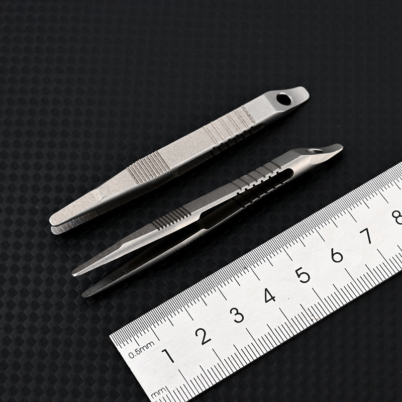 TC4 Titanium Alloy Mini Small Tweezers Clip EDC